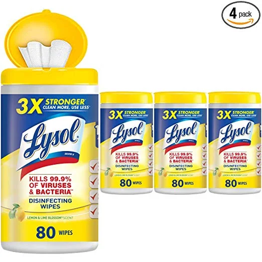 LYSOL DISINFECTING WIPES (320 COUNT) FOR $8.86