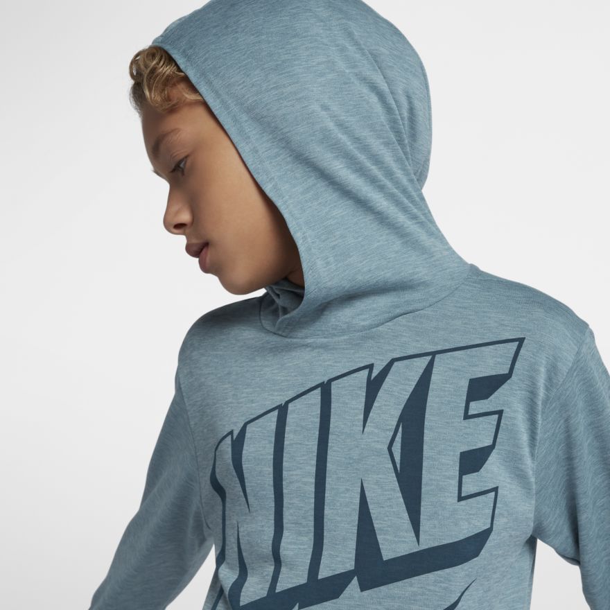 KIDS NIKE DRi-FIT BREATHE LOGO HOODIES FOR $17.58
