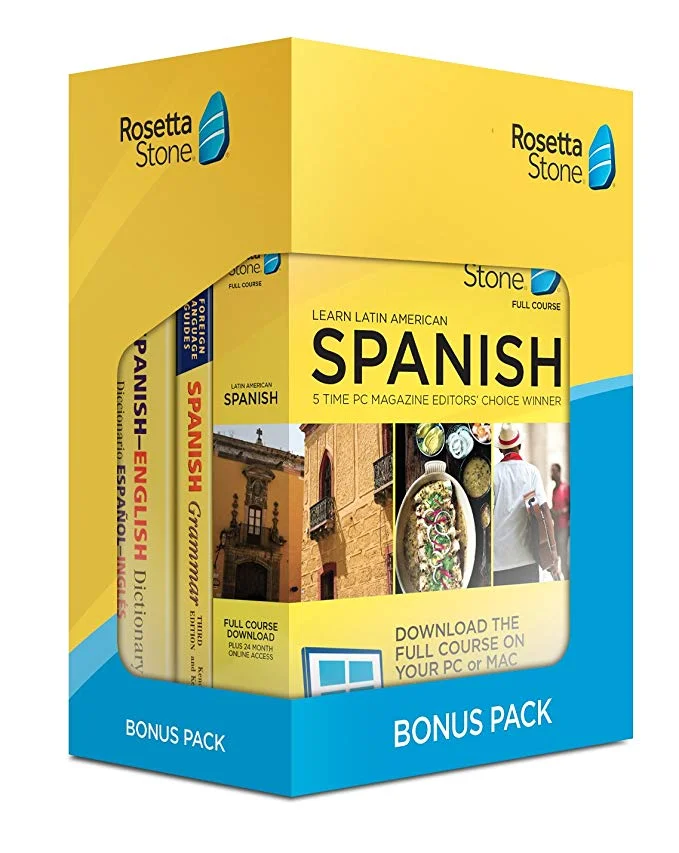 ROSETTA STONE SPANISH EDITION COMPLETE SET FOR $118.00
