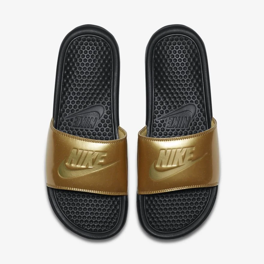 $14.37 WOMEN’S BENASSI JDI METALLIC SLIDE 