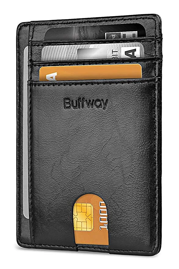 RFID LEATHER WALLET FOR $7.64