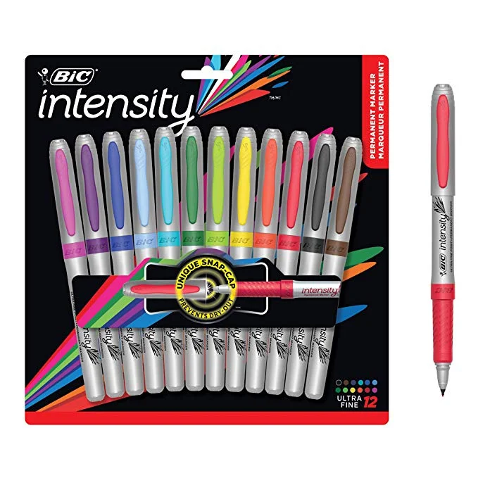 BIC PERMANENT MARKERS (3 PACKS OF 12) FOR $10.68