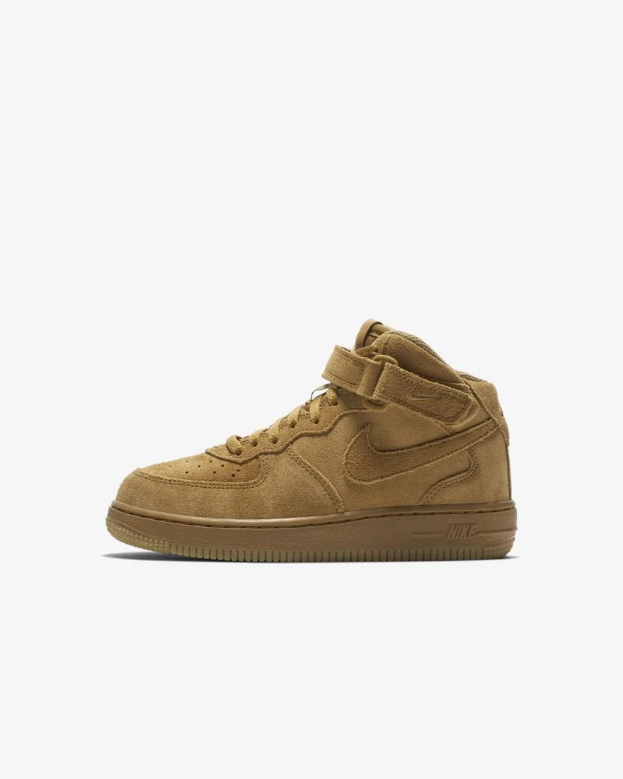 PRE-SCHOOL NIKE AF1 MID "WHEAT" $39.18