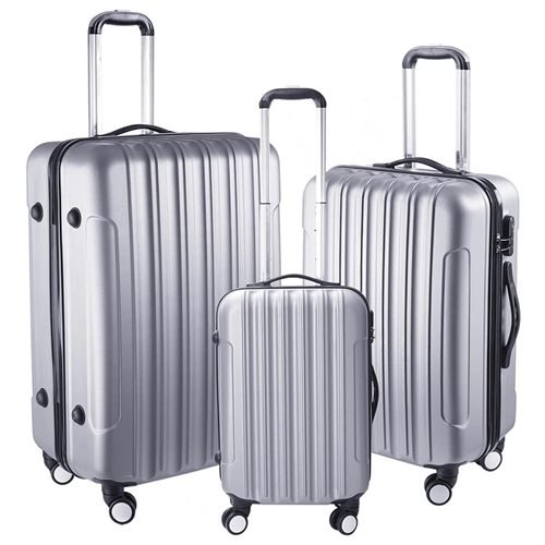 3-PIECE TRAVELING SPINNER LUGGAGE SET FOR $76.72