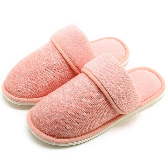 WOMENS MEMORY FOAM SLIPPERS FOR $7.99