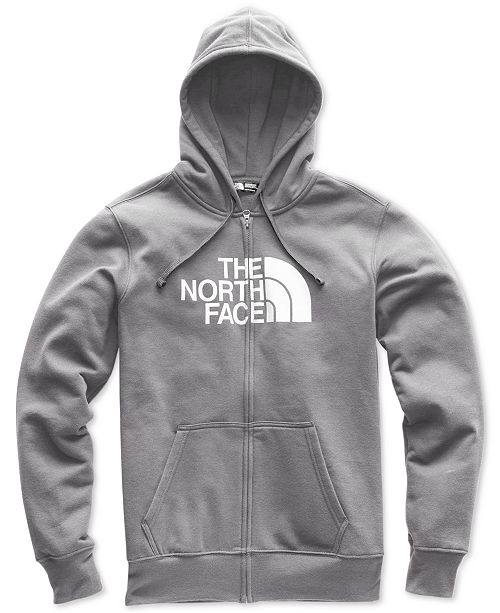THE NORTH FACE HALF DOME LOGO PRINT FULL-ZIP HOODIE FOR $36.00