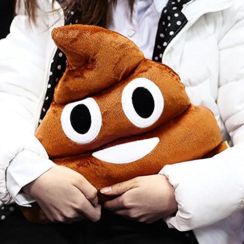 POOP EMOJI EMOTICON PILLOW FOR $9.49