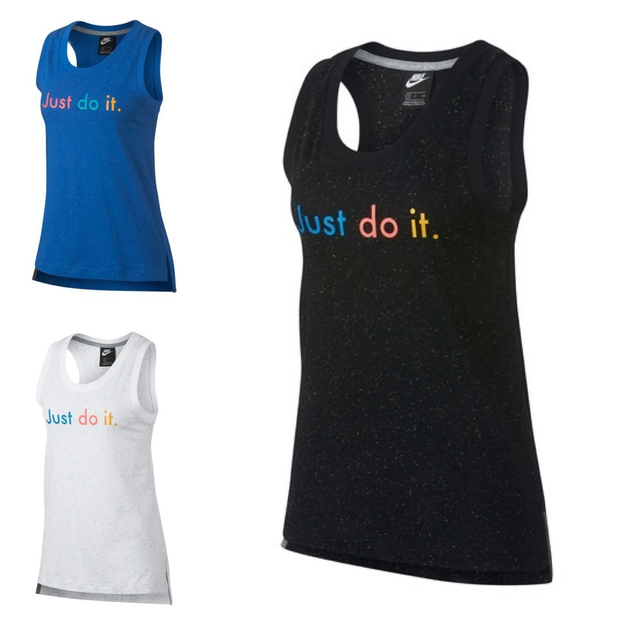 WOMENS NIKE JUST DO IT GRAPHIC TANK TOPS FOR $10.79