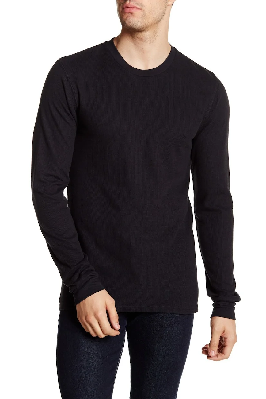 PUBLIC OPINION CREW NECK THERMAL TEES FOR $10.11