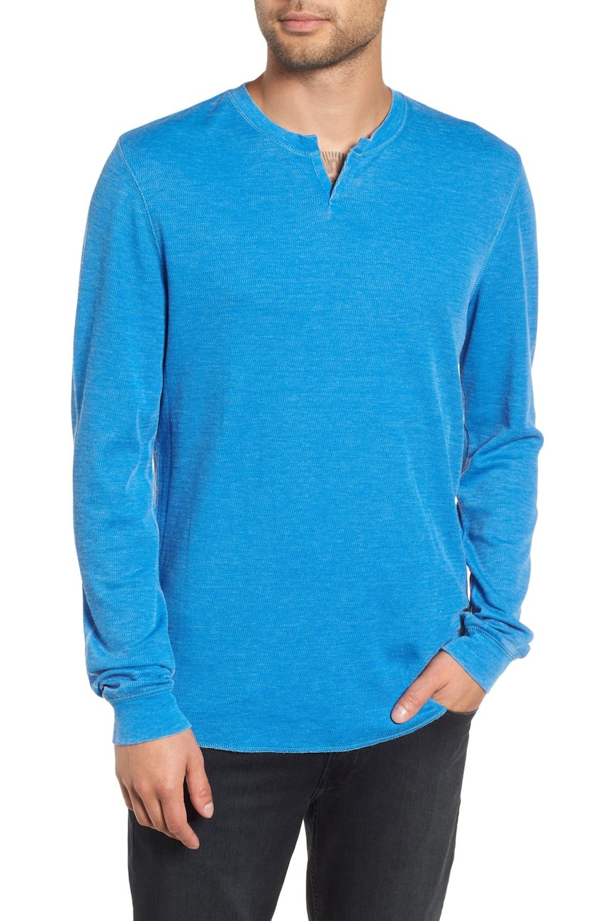 THE RAIL NOTCH NECK THERMAL T-SHIRT FOR $7.48