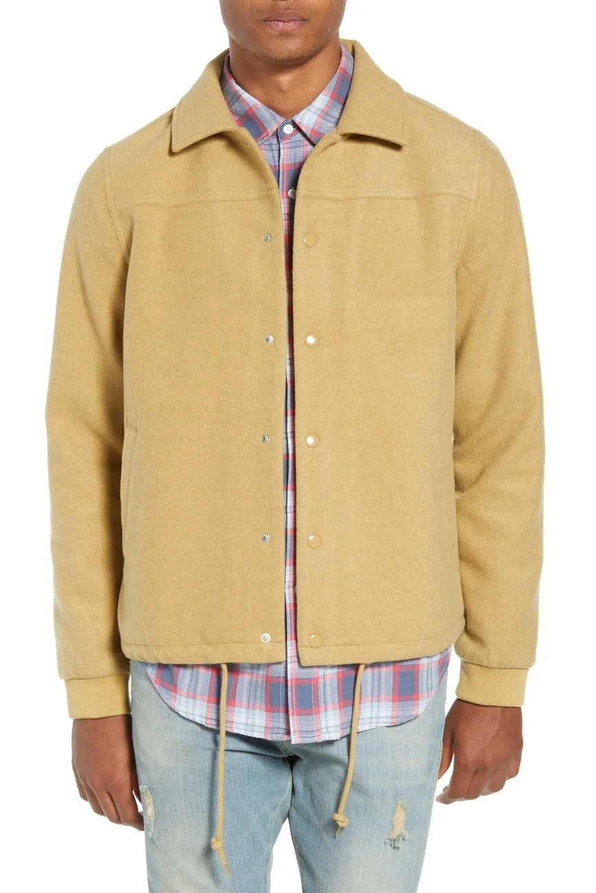 THE RAIL WOOL BLEND COACH'S JACKET FOR $22.48