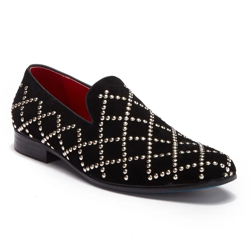 MAISON FORTE INDIO SUEDE LOAFERS FOR $37.49