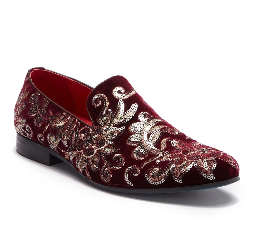 MAISON FORTE IBIZA VELVET LOAFERS FOR $37.49