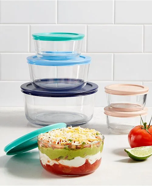 12-PIECE PYREX STORAGE SET FOR $12.99