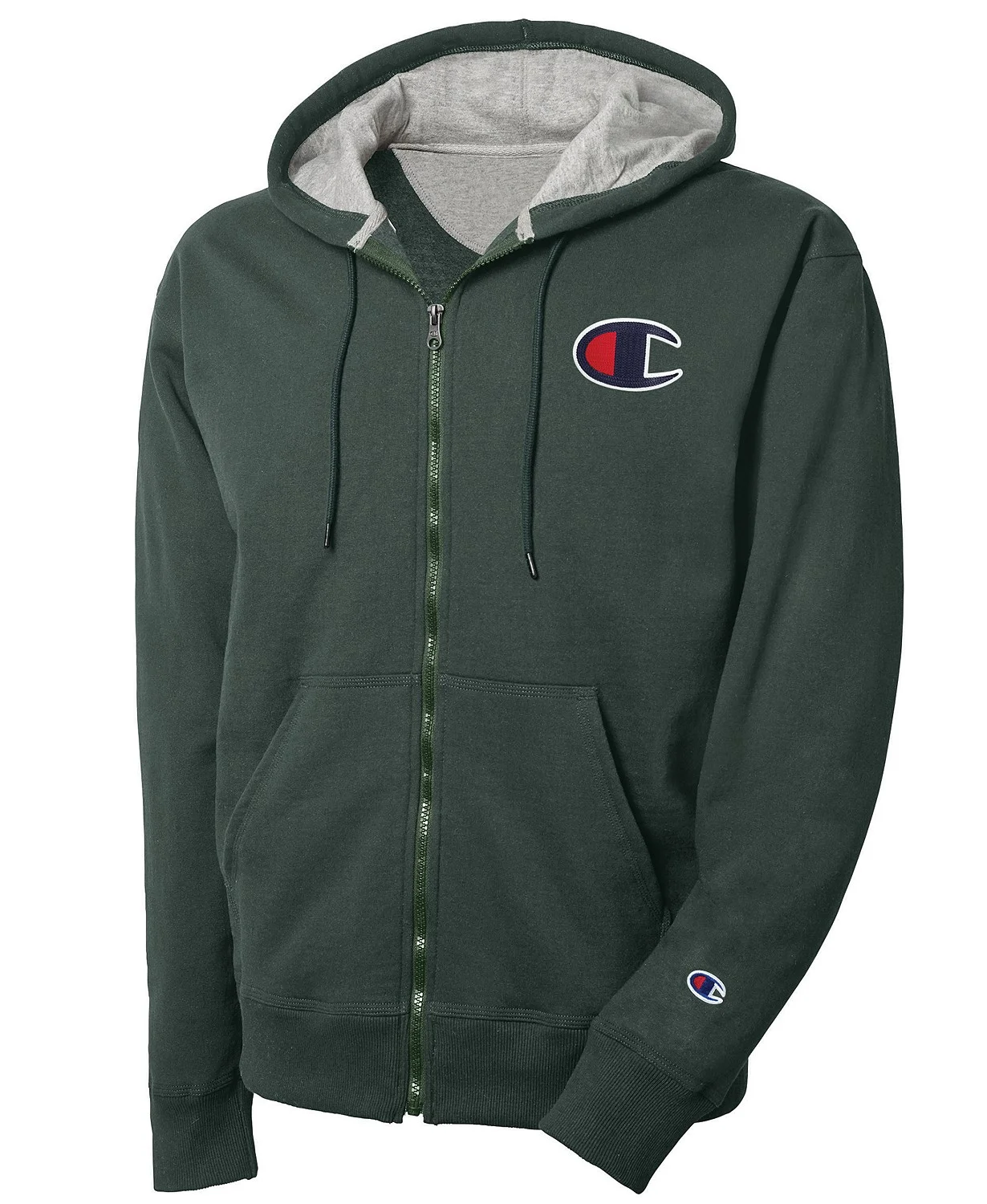 CHAMPION LOGO FLEECE ZIP-UP HOODIE FOR $27.50