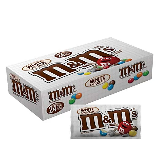 M&amp;M’S WHITE CHOCOLATE (24 COUNT) FOR $18.00