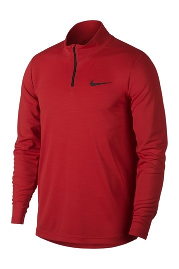 NIKE DRI-FIT QUARTER ZIP LONG-SLEEVE TEE FOR $27.97