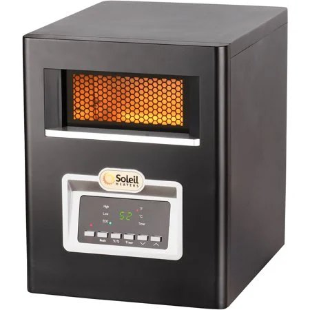 ELECTRIC INFRARED CABINET SPACE HEATER FOR $29.97