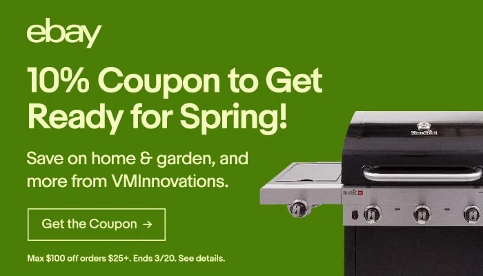 EBAY SALE: 10% OFF HOME AND GARDEN ESSENTIALS