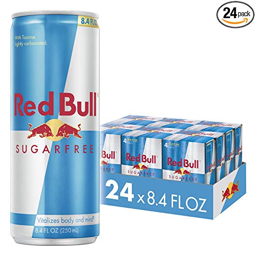 RED BULL ENERGY DRINK - SUGAR FREE (24 PACK) FOR $26.75