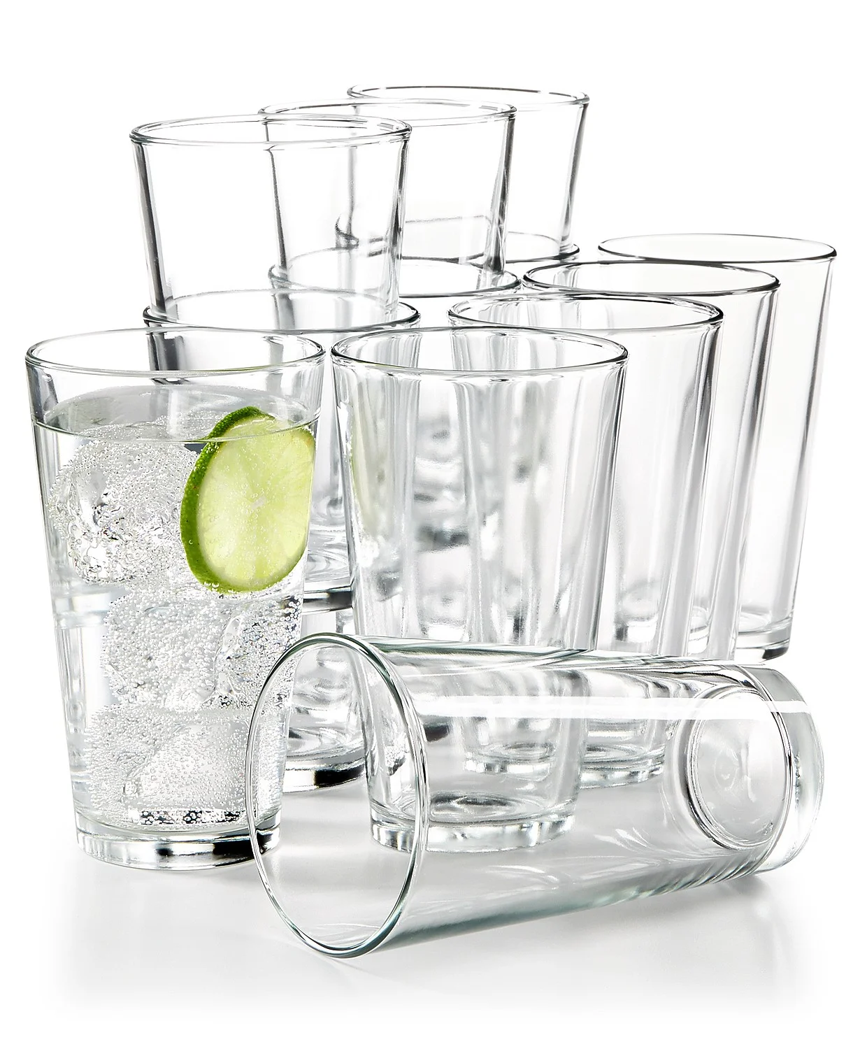 12-PIECE LARGE DRINKING GLASS SET FOR $9.99