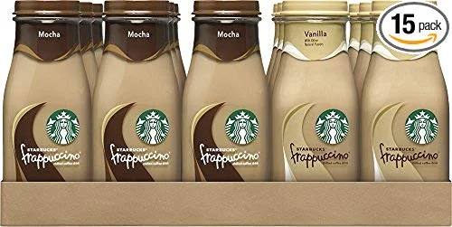 STARBUCKS FRAPPUCCINO - VARIETY PACK (15 COUNT) FOR $21.80