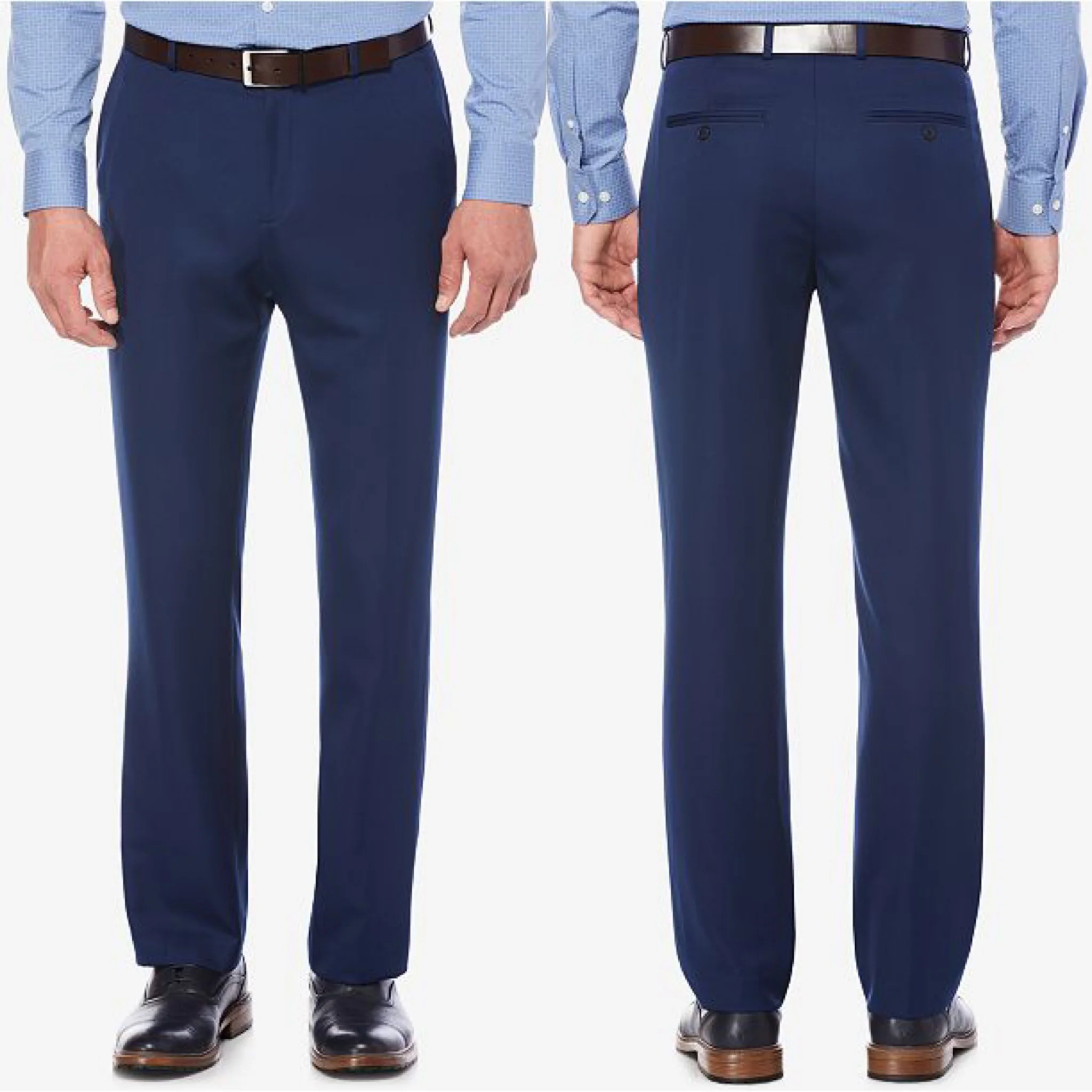 PERRY ELLIS PORTFOLIO MODERN FIT PERFORMANCE DRESS PANTS FOR $13.99