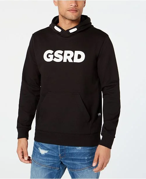 G-STAR RAW MENS LOGO HOODIE FOR $31.50