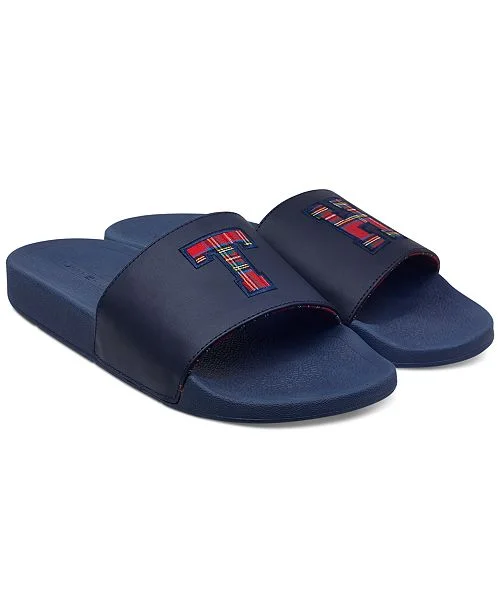 TOMMY HILFIGER TARTAN SLIDES FOR $28.00