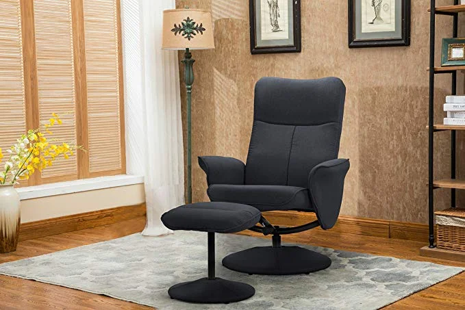 SWIVEL OFFICE CHAIR WITH FOOT STOOL FOR $49.99