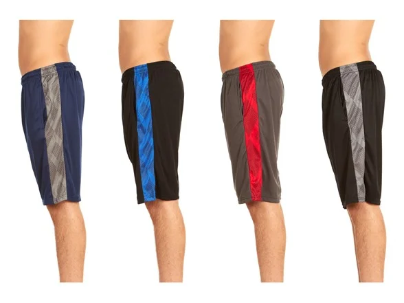 MEN'S ATHLETIC PERFORMANCE SHORTS 4-PACK FOR $21.99