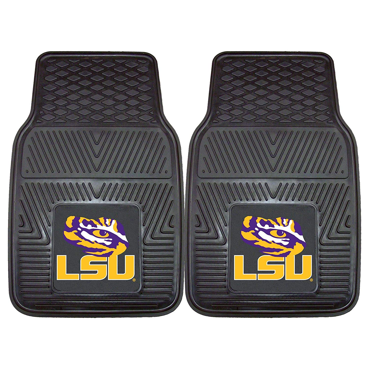 NCAA 2-PIECE VINYL CAR MATS FOR $21.99