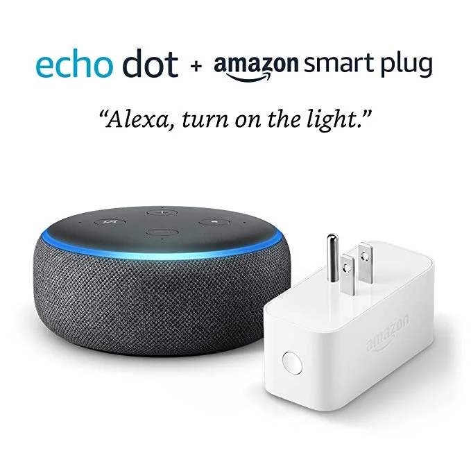 ECHO DOT GEN 3 + AMAZON SMART PLUG FOR $26.99