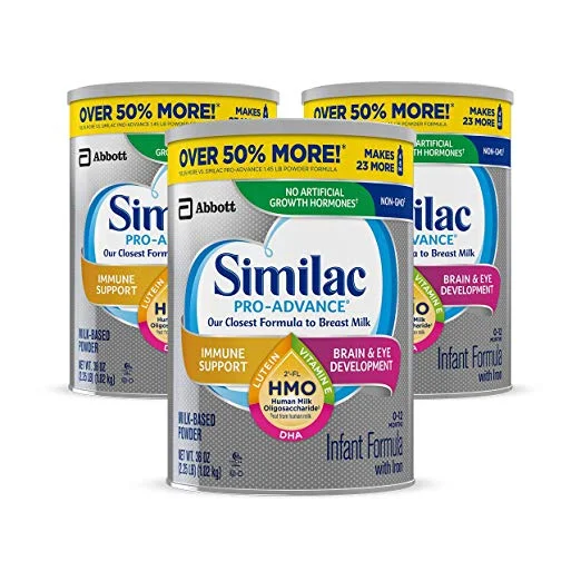 SIMILAC PRO-ADVANCE NON-GMO INFANT FORMULA WITH IRON (3 PACK) FOR $67.77