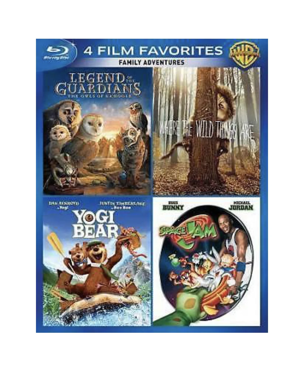 4-FILM FAVORITES: FAMILY ADVENTURES (BLUE-RAY) FOR $4.95