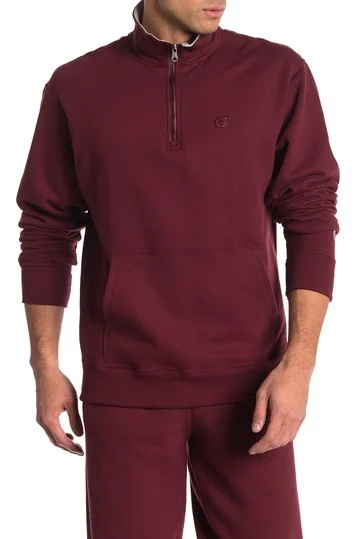 CHAMPION POWERBLEND FLEECE QUARTER ZIP PULLOVER AS LOW AS $18.73