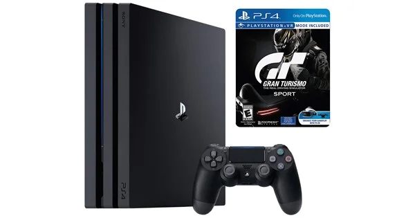 PLAYSTATION 4 PRO 1TB + GRAN TURISMO SPORT LIMITED EDITION STEELBOOK BUNDLE FOR $351.99