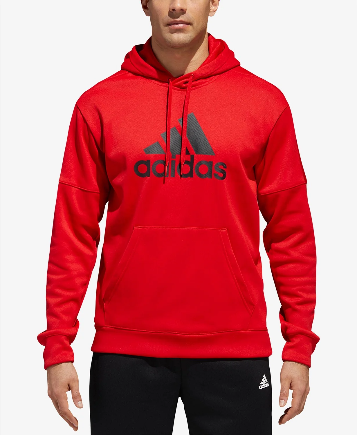 ADIDAS TEAM ISSUE FLEECE LOGO HOODIES FOR $27.50