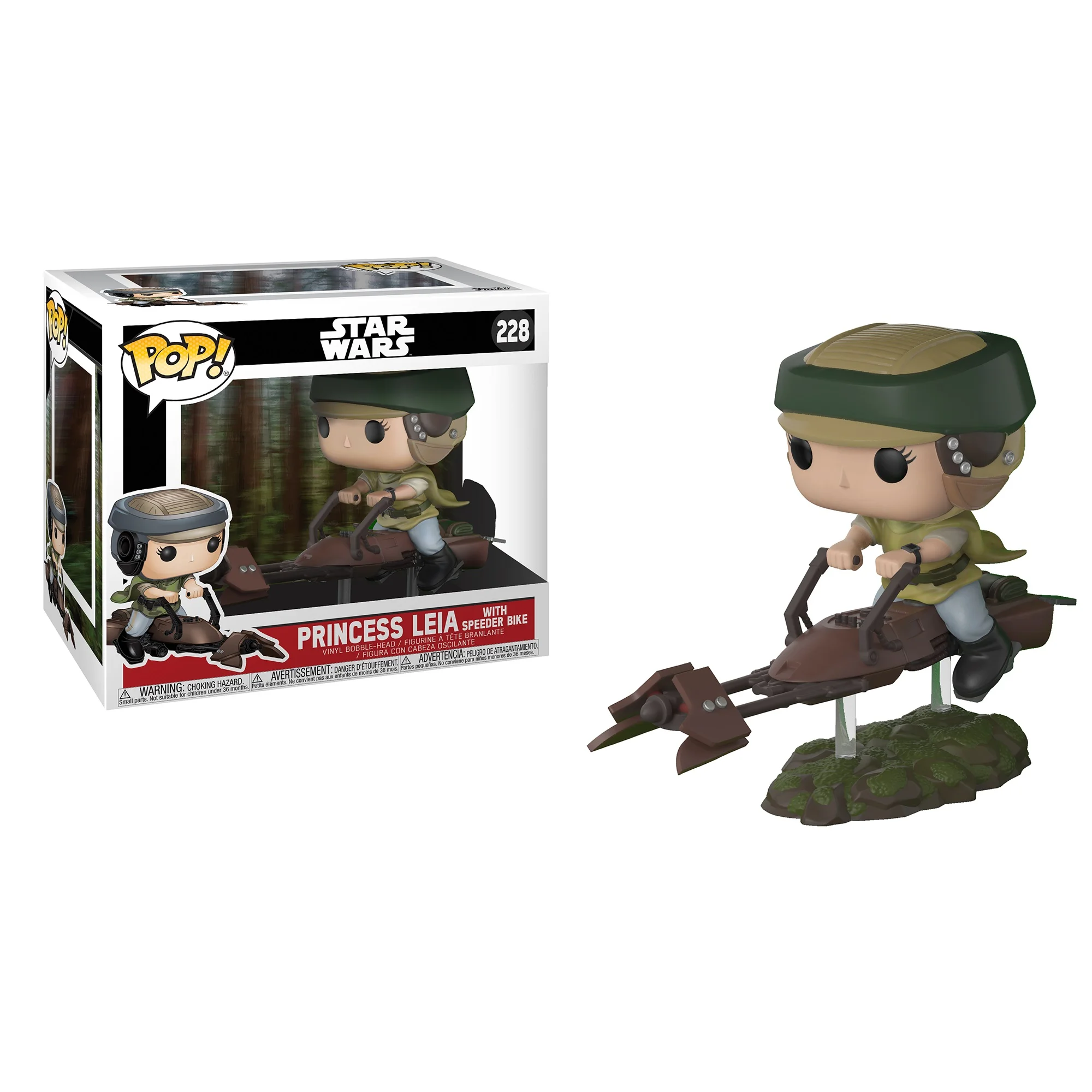 FUNKO POP! DELUXE STAR WARS: LEIA ON SPEEDER BIKE FOR $7.89