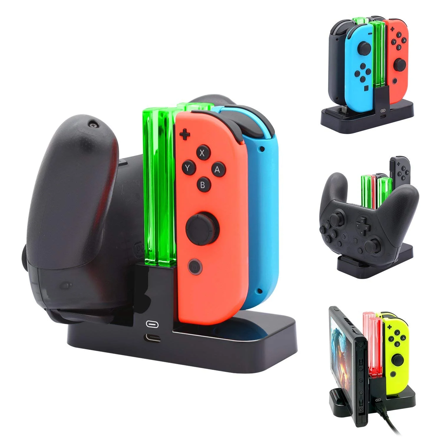 CONTROLLER CHARGER + DOCK STATION FOR NINTENDO SWITCH FOR $10.49