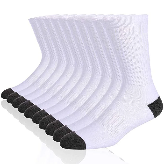 10 PAIRS OF CREW SOCKS FOR $7.17