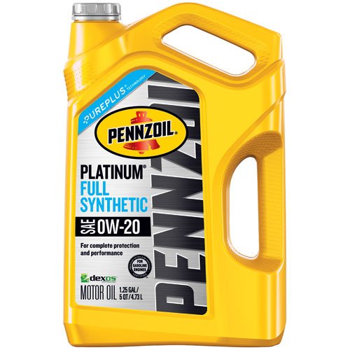 PENNZOIL PLATINUM FULL SYNTHETIC MOTOR OIL (5 QUARTS) FOR $15.76