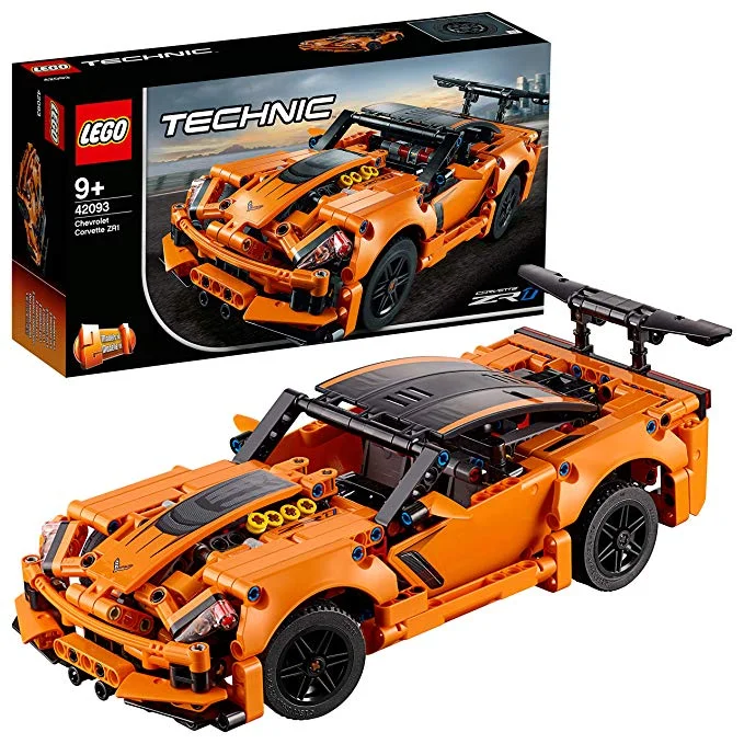 LEGO TECHNIC CHEVROLET CORVETTE ZR1 BUILDING KIT FOR $39.99