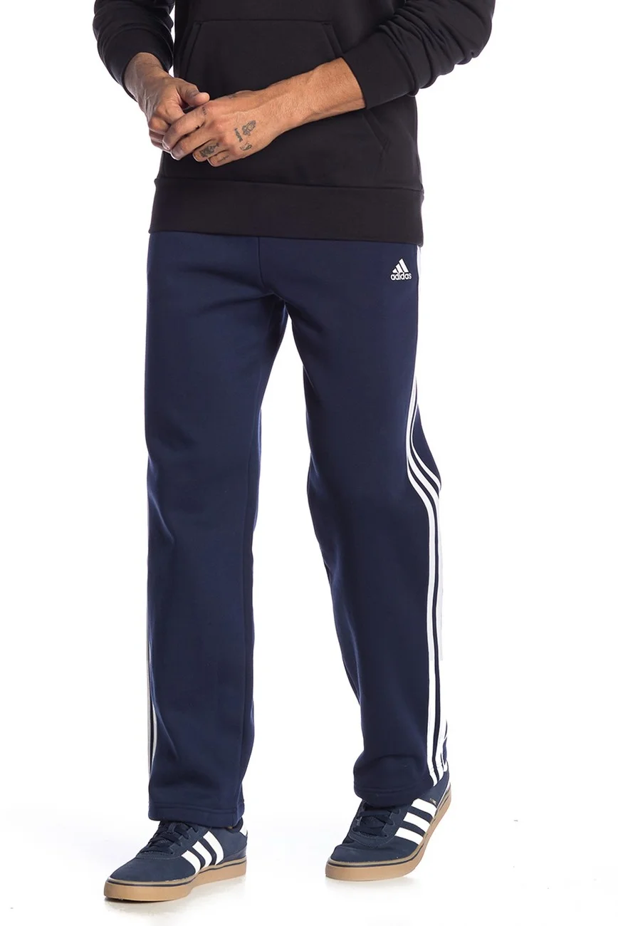 ADIDAS 3 STRIPE FLEECE PANTS FOR $22.48