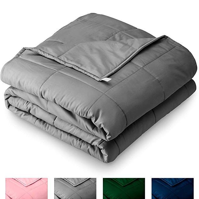 17-POUND WEIGHTED COTTON BLANKET FOR $45.27