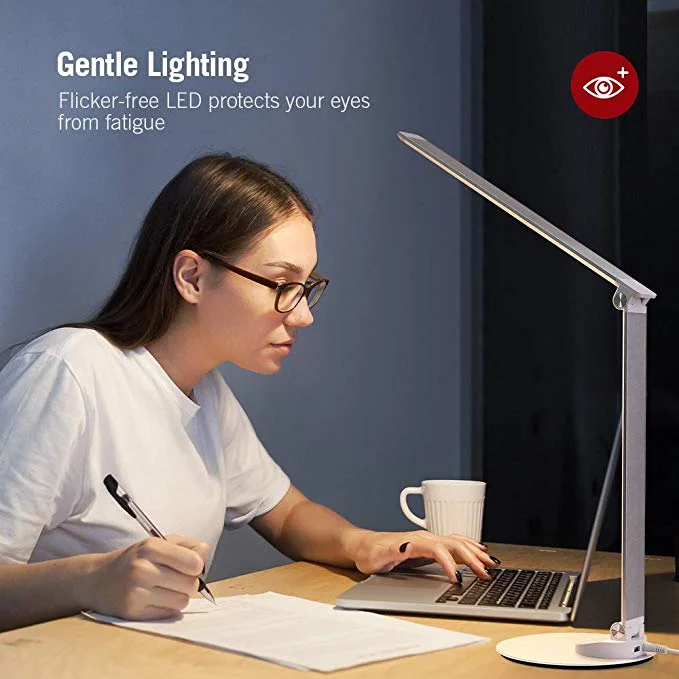 LED DESK LAMP WITH USB CHARGING PORT FOR $23.99