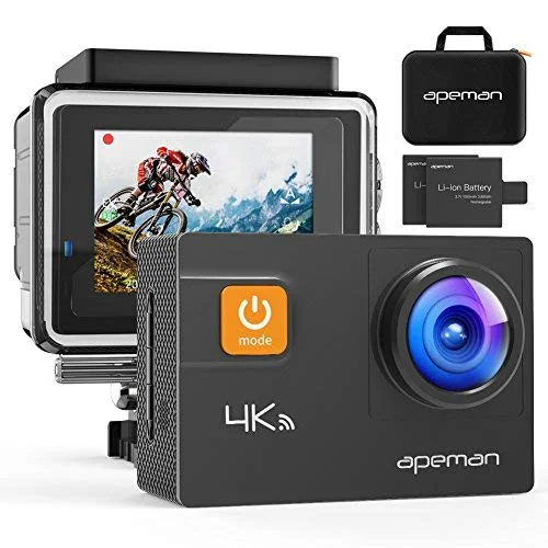 4K 20MP WI-FI ULTRA HD WATERPROOF ACTION CAMERA FOR $52.79