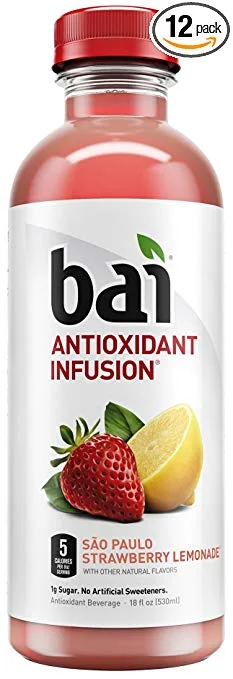 BAI FLAVORED WATER - STRAWBERRY LEMONADE - ANTIOXIDANT INFUSED (12 PACK) FOR $17.94