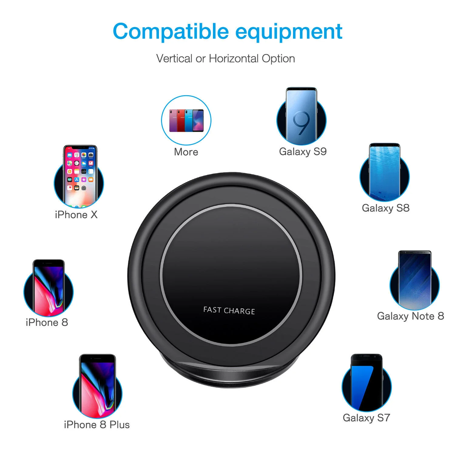 FAST QI WIRELESS CHARGING PAD FOR $10.99