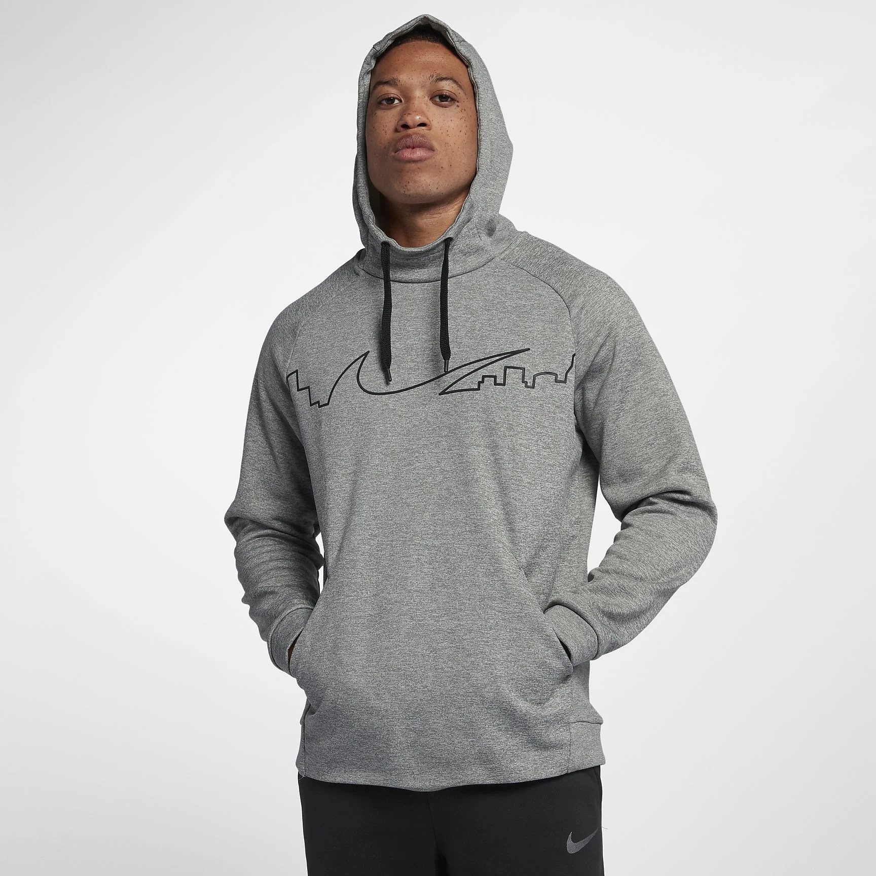 NIKE DRI-FIT THERMA SWOOSH TRAINING HOODIES FOR $23.98